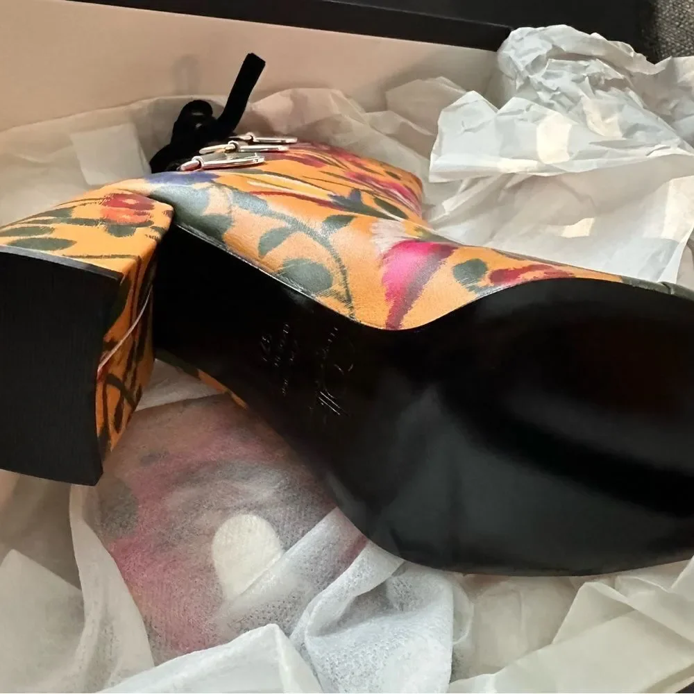 Coliac x Tanya Taylor Kimono Printed Marta Boot